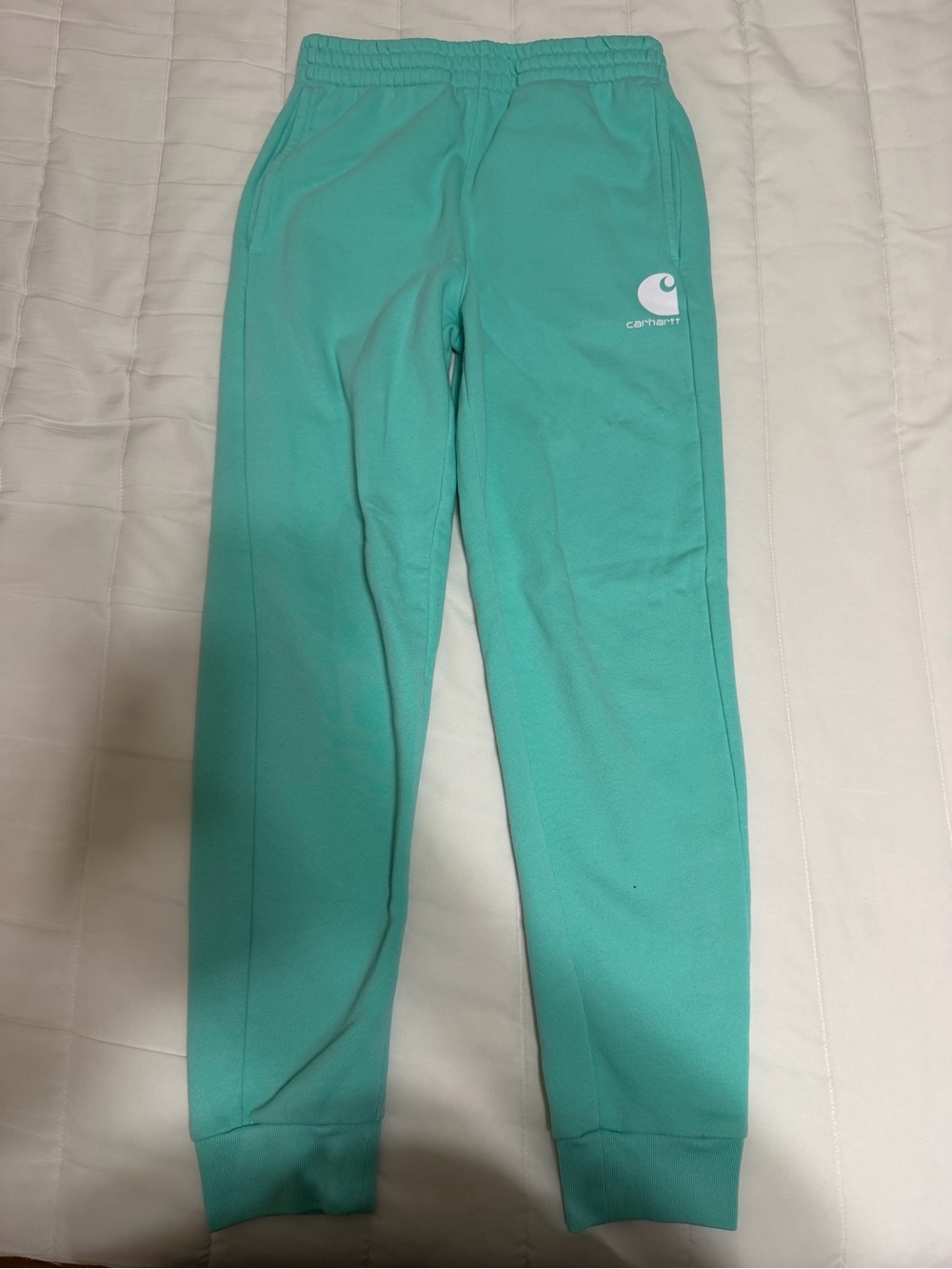 💥 KIDS Carhartt Teal Elastic-Waist Joggers